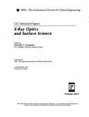Cover of: X-ray optics and surface science