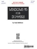 Cover of: Windows 95 for dummies/ by Andy Rathbone. by 