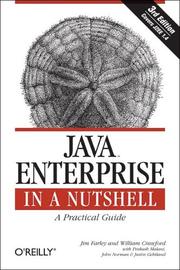 Cover of: Java Enterprise in a Nutshell