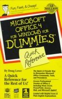 Cover of: Microsoft Office 4 for Windows for dummies: quick reference