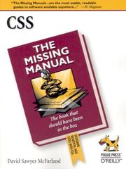 Cover of: CSS: The Missing Manual