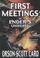 Cover of: First Meetings