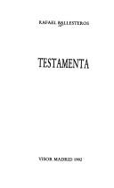 Cover of: Testamenta