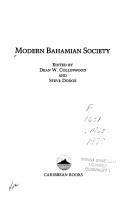 Cover of: Modern Bahamian society