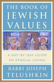 Cover of: The Book of Jewish Values: A Day-by-Day Guide to Ethical Living