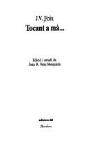 Cover of: Tocant a mà--