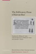 Cover of: The edificatory prose of Kievan Rus'