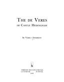 Cover of: The de Veres of Castle Hedingham by Verily Anderson