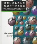 Cover of: Reusable software by Bertrand Meyer