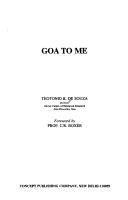 Cover of: Goa to me