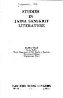 Cover of: Studies in Jaina Sanskrit literature