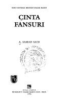 Cover of: Cinta Fansuri