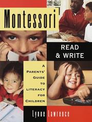 Cover of: Montessori read & write by Lynne Lawrence
