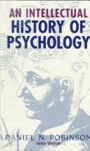Cover of: An intellectual history of psychology