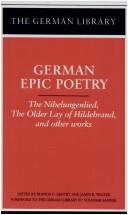 Cover of: German epic poetry