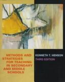 Cover of: Methods and strategies for teaching in secondary and middle schools