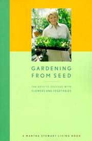 Cover of: Gardening from Seed