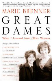 Cover of: Great Dames: What I Learned from Older Women