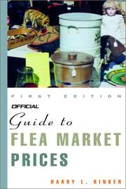 Cover of: Official Guide to Flea Market Prices, 1st Edition (Official Guide to Flea Market Prices)