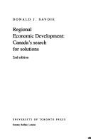 Regional economic development: Canada's search for solutions
