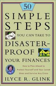 Cover of: 50 Simple Steps You Can Take to Disaster-Proof Your Finances