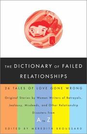 Cover of: The Dictionary of Failed Relationships: 26 Tales of Love Gone Wrong