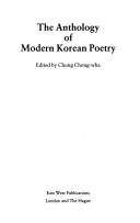 Cover of: The Anthology of modern Korean poetry |