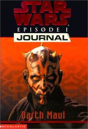 Cover of: Star Wars - Episode I Journal - Darth Maul