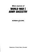 More sources of World War I army ancestry