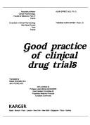 Cover of: Good practice of clinical drug trials