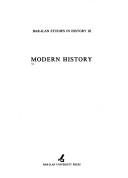 Cover of: Modern history