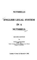 English legal system in a nutshell