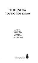 Cover of: The India you do not know
