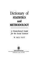 Dictionary of Statistics and Methodology : Non-technical Guide for the Social Sciences