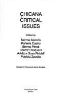 Cover of: Chicana critical issues
