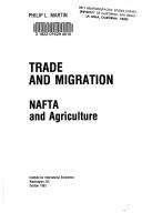 Trade and migration by Martin, Philip L.