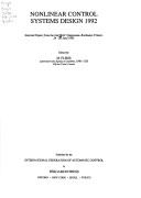 Nonlinear control systems design 1992 : selected papers from the 2nd IFAC symposium, Bordeaux, France, 24-26 June 1992