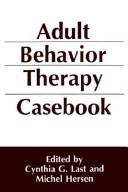 Adult behavior therapy casebook