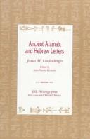 Cover of: Ancient Aramaic and Hebrew letters by James M. Lindenberger