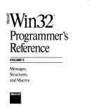 Cover of: Microsoft Win32 Programmer's Reference: Functions A-G (Microsoft Professional Reference)