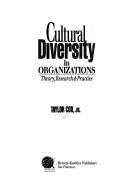 Cultural Diversity in Organizations by Taylor Cox