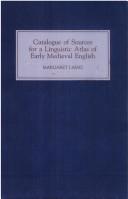 Catalogue of sources for a linguistic atlas of early medieval English