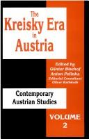 Cover of: The Kreisky era in Austria