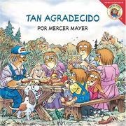 Cover of: Little Critter: Just So Thankful (Spanish edition): Little Critter: Tan agradecido (Little Critter)