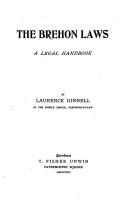 The Brehon laws by Ginnell, Laurence