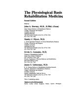 Cover of: The Physiological basis of rehabilitation medicine by edited by John A. Downey ... [et al.].