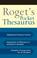 Cover of: Roget's Pocket Thesaurus