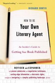 Cover of: How to be your own literary agent