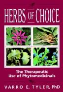 Cover of: Herbs of choice