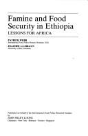 Cover of: Famine and food security in Ethiopia: lessons for Africa